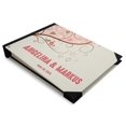 thumbnail image 2 of Darling Souvenir Grey Hanging Heart & Love Birds Printed Hardbound Cover Guestbook For Wedding Guest Sign In Book Registry-9 x 12 Inches, 2 of 5