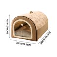 thumbnail image 2 of Chmadoxn Tools&Home Improvement Dog Bed House Ways To Use Indoor Dog House For Cats And Small Dogs With Mat Removable And Washable Cover House And Non-Slip Bottom Dogs Bed House, 2 of 2