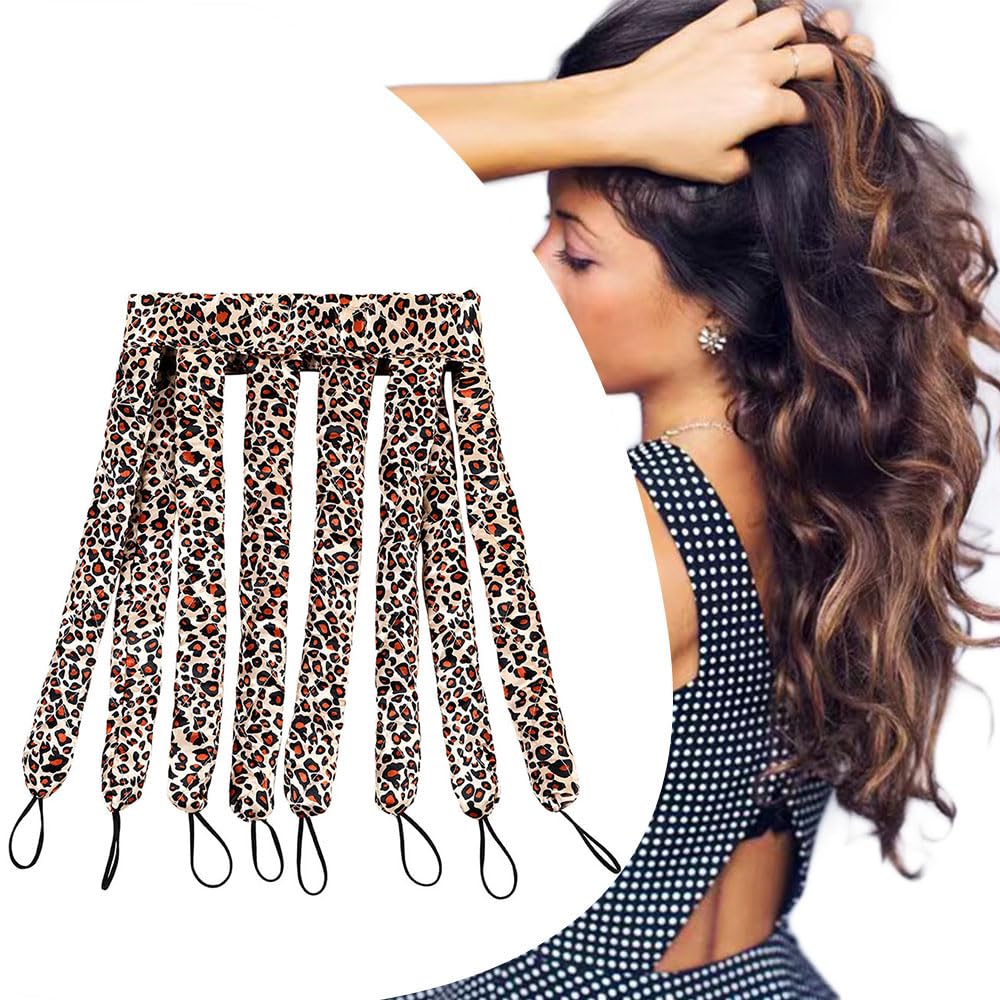 EcoNesxp Heatless Curling Wand Headband Skin Heatless Curling Iron for Long Hair with Detachable Adjustable Straps Sleep Overnight Heatless Curling Hair Curler for Women Girls Use UrbanMingle Exquisi