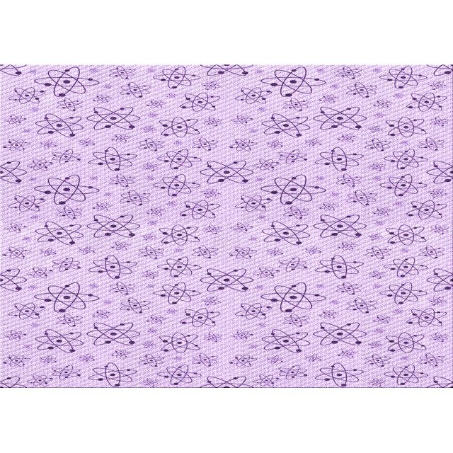 Ahgly Tapis Rectangulaire Lavable en Machine Intérieur Transitionnel Heliotrope Violet, 5 Pieds x 8 Pieds