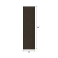 thumbnail image 2 of Mainstays Indoor Modern Geometric Machine Tufted Dark Brown Runner Rug,  2' x 7', Machine Washable, Non-Skid Backing, 2 of 5