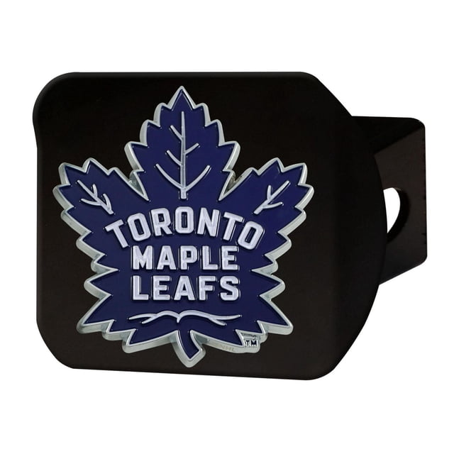 Fanmats NHL - Toronto Maple Leafs Color Hitch - Black 3.4"x4"