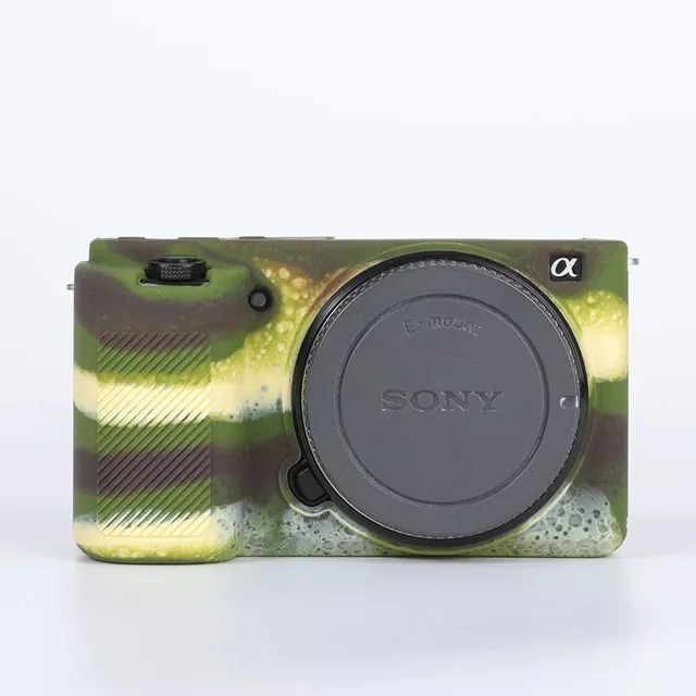GadgetCom Étui de Remplacement Compatible avec Sony ZV-E10 ZVE10, Étui de Protection en Silicone pour Appareil Photo