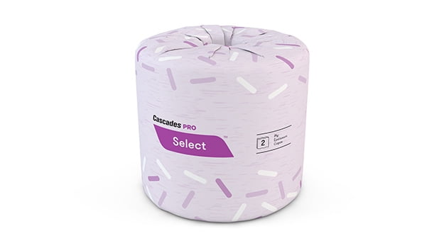 Select® Standard Toilet Paper, White, 2-Ply, 420 Sheets/Roll, 48 Rolls/Case