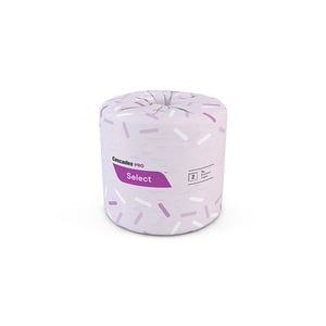 Select® Papier toilette standard, blanc, 2-Ply, 420 Feuilles/Rouleau, 48 Rouleaux/Boîte