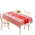 thumbnail image 2 of Tablecloth Warm Tablecloth Tablecloth Washless Plaid Table Mat, 2 of 2