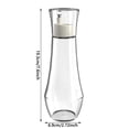 thumbnail image 2 of Glass Oil Dispenser Bottle with Spout and Measuring Cup for Kitchen Countertop Storage and Easy Pouring, 2 of 2