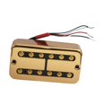 thumbnail image 2 of Yinanstore Electric Guitars Bridge Pickup Double Coils Replacement Part Guitars Accessories Prewired Pickups Humbucking Bridge Pickup Gold 52mm, 2 of 8