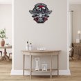 thumbnail image 3 of IH Casa Decor Embossed Metal Wall Sign Knucklehead, 3 of 4