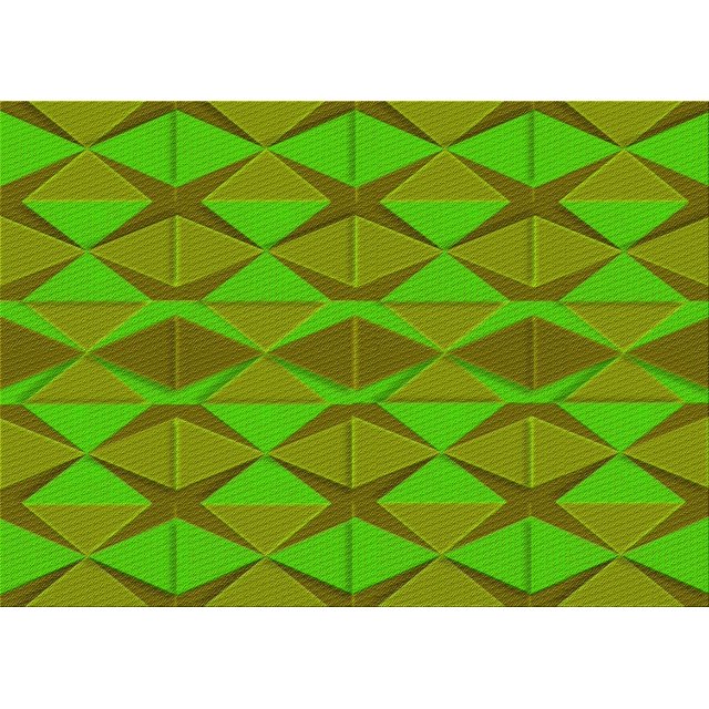 Ahgly Company Tapis Rectangulaire Lavable en Machine Intérieur Vert Transitionnel, 6 Pieds x 9 Pieds