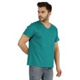 thumbnail image 3 of Inkmeso T-Shirt de Base à Col en V pour Homme, Manches Courtes, Uni, Coupe Régulière, en Coton, 3 of 7