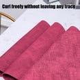 thumbnail image 3 of Napperons pour Table Ronde Tissu Cuir Napperon de Table Rond Tapis de Repas Double Face Hôtel Maison Tapis de Cuisine Occidentale Tapis de Bol Napperons Ronds, 3 of 6