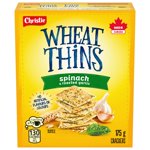 Wheat Thins Spinach and Roasted Garlic Crackers