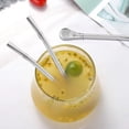 thumbnail image 4 of Birdeem Stainless Steel Straw Spoon Cocktail Milk Tea Coffee Stirring Stick Stirring Spoon Metal Straw Coffee Stick, 4 of 6
