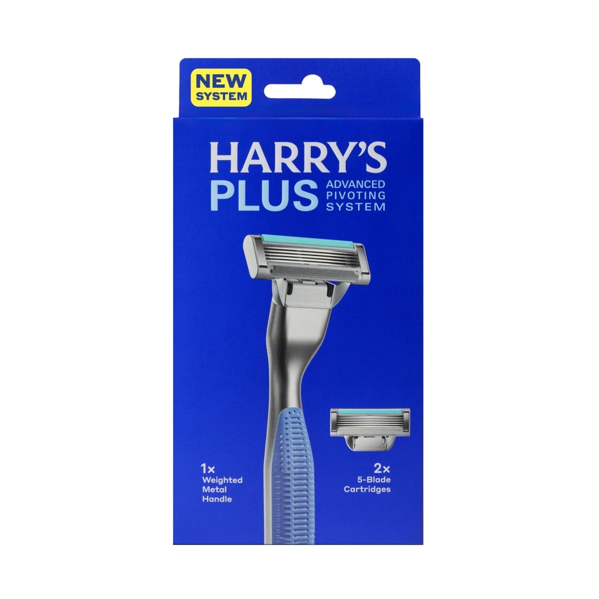 Rasoir pour hommes Harry's Plus avec 2 cartouches de rechange, Marée