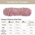 thumbnail image 4 of Unique Bargains Fil Chenille en Velours Polyester Rose Pâle, 3 Écheveaux, 4 of 7