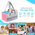 thumbnail image 2 of Storage Bag Organizer Speaker Felt Tote Bag Carrying Case Compatible For Toniebox Audio Player Starter Set, 2 of 9