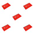 thumbnail image 1 of Baohd Durable And Long-lasting Entrance Mats Non- for Slip For All Seasons For Indoor And Outdoor Polyester Non-Slide Door Mat bird bright red base 5Set, 1 of 6