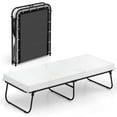 thumbnail image 1 of Gymax 75'' x 31'' Folding Bed w/ Memory Foam Breathable Mesh & Heavy-Duty Metal Frame, 1 of 10