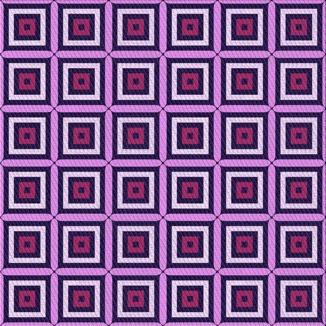 Ahgly Company Tapis d'Intérieur Lavable en Machine Carré Violet Transitionnel, 4 Pieds Carré