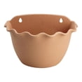 thumbnail image 3 of Maytalsory Wall Hanging Flower Pot Wall Planter Bucket for Railing Indoor Outdoor Fence Brown Brown, 3 of 4