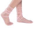 thumbnail image 2 of Spring And Summer Simple Adult Socks Breathable Fashion Trend Broken Flower Pile Socks Simple Skin Color Printed Women's Socks, 2 of 3