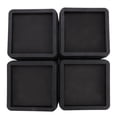 thumbnail image 2 of Samfox Pied de Meuble, 4 Pcs Pieds Carrés Empilables Durables pour Surélevés de Lit, Pieds de Meuble Anti-Humidité, 2 of 7