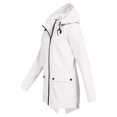 thumbnail image 3 of Veste Décontractée pour Femme, Unie, Extérieure, Grande Taille, à Capuche, Coupe-Vent, Ample, 3 of 4
