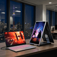 thumbnail image 4 of TUTT 15.6” FHD Portable Monitor – S6 Triple Screen Extender, USB-C/HDMI, 7 Viewing Modes | All Devices Compatible with Converter Cable (H5 Included), 4 of 15