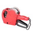 thumbnail image 2 of Handheld Price Tag Gun, Manual Pricing Machine Sawtooth Outlet Single Row 8 Digits with Ink Wheel for Household Use, 2 of 8