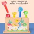thumbnail image 3 of Dinosaur Pop Up Toy with 4pcs Dinosaur Rods Dinosaur Montessori Game Sensory Development Early Educational Bouncing Dinosaur Wood Toy for Kids Ages 1+, 3 of 8