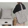 thumbnail image 5 of Soimoi Gray Poly Georgette Fabric Antler & Star Printed Fabric 1 Yard 42 Inch Wide, 5 of 5