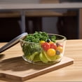 thumbnail image 3 of Mainstays Round Glass Food Storage Container with PE Lid 1.6 L, 3 of 7