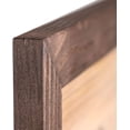 thumbnail image 4 of Rustic Wooden Poster Picture Frame 12x16 - Natural Solid Eco Distressed Wood for Wall Mounting Photo Frame - Brown Wenge, 4 of 6