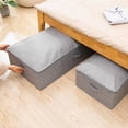 thumbnail image 4 of Folding Storage Container for Home Organization with Layered Stackable Design and Large Capacity, 4 of 5