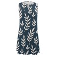 thumbnail image 5 of TJAZFJPA Robe de Cocktail Noire Femme Élégante Col Rond Robe Débardeur à Col Rond Robe Décontractée à Imprimé Floral Robes d'Été pour Femmes Plage Robes Formelles Femmes Tendance 2052, 5 of 5