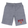 thumbnail image 1 of W Republic 567-355-HGY-01 Men Northern State University Wolves Premium Shorts, Heather Grey - Small, 1 of 1