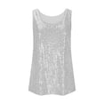 thumbnail image 4 of Plebaso Débardeurs à Paillettes Sans Manches pour Femmes, Mode Fête Clubwear, 4 of 6