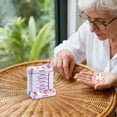 thumbnail image 2 of 7 Day Weekly Pill Organizer ABS PC Material 7 Stackable Compartments 4 Times a Day Morning Noon Evening Bedtime Medicine Storage Box, 2 of 4