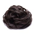 thumbnail image 1 of Chignon Bouclé Ondulé Épaissi Résistant à la Chaleur Attache Queue de Cheval Courte Extension de Cheveux Cheveux Extension 1 pcs Brun Moyen 45g, 1 of 4