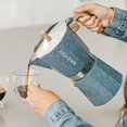 thumbnail image 3 of Milano Blue Stone Stovetop Espresso Maker by Grosche - 9 cup, 3 of 6
