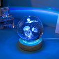 thumbnail image 3 of 3d Glowing Crystal Ball Night Light Ornament Creative Coloful Night Scene Lamp With Base For Home Decor Gift, 3 of 10