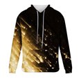 thumbnail image 3 of Penkiiy Chandails à Capuchon Graphiques Colorés Unisexes Impression 3D Chandail Cool Design Cool avec Poche pour Hommes et Femmes TP Jaune, 3 of 4