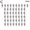 50pcs, variant on Aluminum Drive Rivets Blind Drive Rivet, Rivets Set for Fixing Metal, Plastic, Wood and Other Materials F2W9