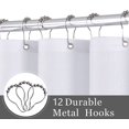 thumbnail image 4 of Rideau de Douche Gris Rideau de Bain Gris Clair Rideau de Douche Gris Ensemble de Rideau de Douche Gris Rideaux de Douche pour Salle de Bain Rideau de Douche Ombré Gris et Blanc Salle de Bain Moderne Inspiration Gris Argenté 72x72 Pouces, 4 of 5