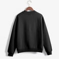 thumbnail image 5 of CEHVOM Femmes Mode Décontractée Imprimé Col Rond Ample Manches Longues Hauts Courts Blouse Chandails Sans Capuche Liquidation, 5 of 5
