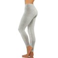thumbnail image 1 of Workout  Fashion Casual Solid Color Ribbed Seamless Workout High Waist Athletic Pants Soft Comfy Elastic Compression Yoga Leggings, 1 of 5