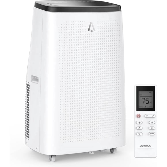 YUSAZENS 14000 BTU Portable Air Conditioner 3-in-1 Ultra-Quiet AC Dehumidifier Fan Cools Up to 750 Sq Ft Remote Control Sleep Mode 24H Timer Window Kit Portable AC