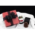 thumbnail image 3 of Joycrosso Burlap Wired Edge Ribbon 2.5 inch x 10 Yards, Black, Ideal for Crafting, Gift Wrapping, Wreath, Christmas Tree, and Rustic Wedding Decorations, 3 of 4