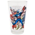 thumbnail image 1 of Captain America Comic Characters Pint Glass, 1 of 2